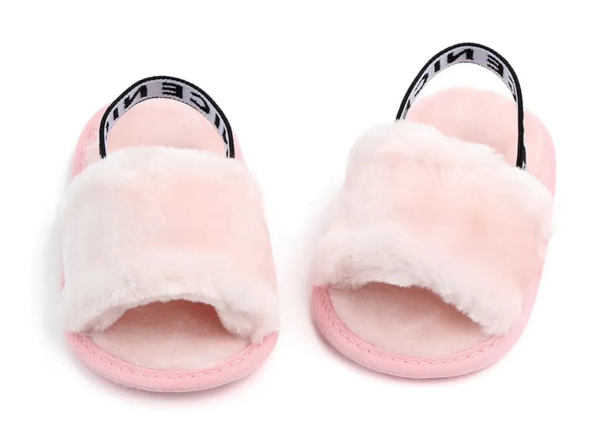 0-18Months “Sleeping Beauty” Princess Baby Slippers, Casual, Soft Sole, Little Girls  Collection