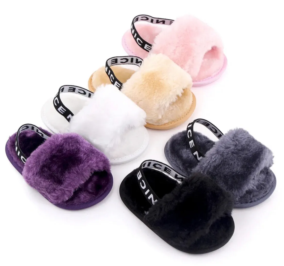 0-18Months “Sleeping Beauty” Princess Baby Slippers, Casual, Soft Sole, Little Girls  Collection