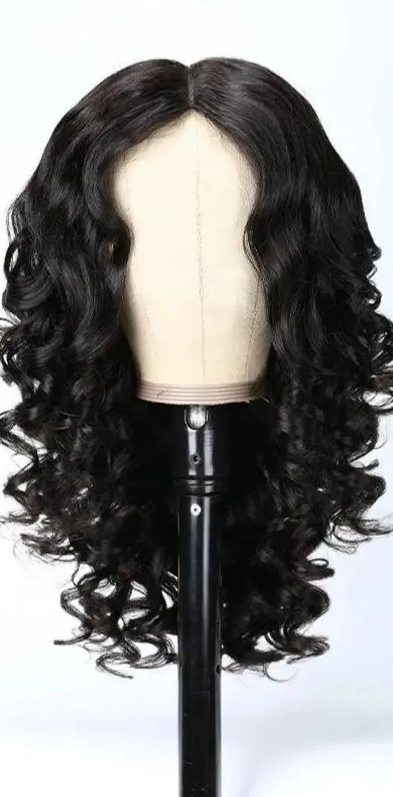 10A Kinky Curly Thin Part wig