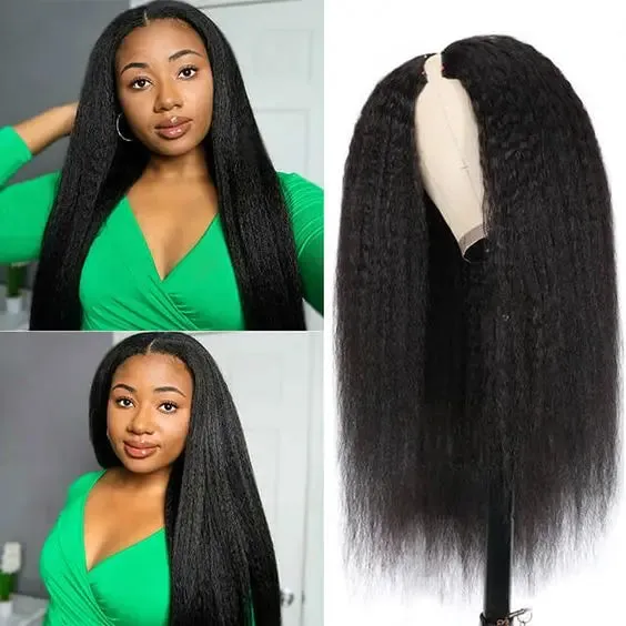 10A Kinky Curly Thin Part wig