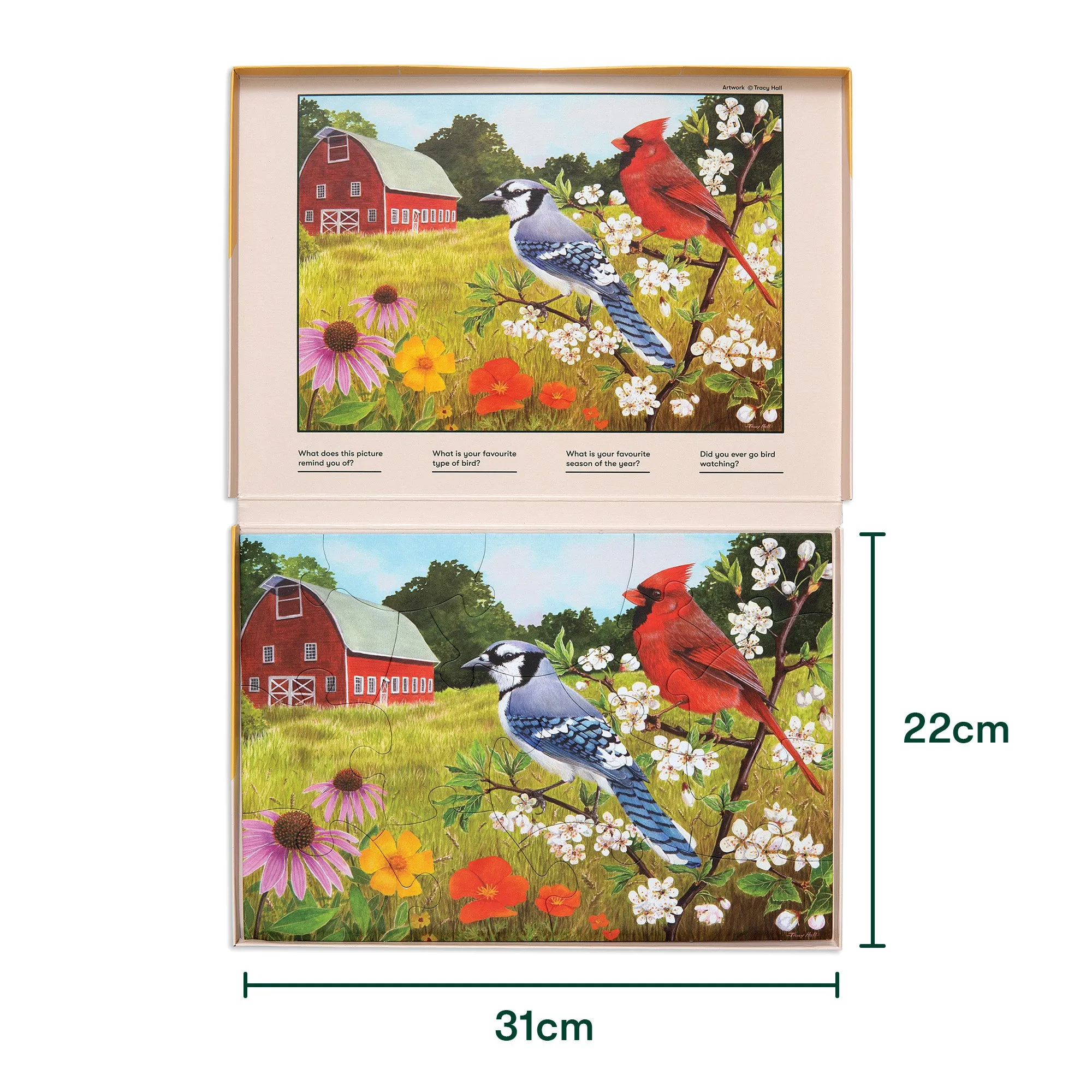 13 Piece Jigsaw Puzzle - Summer birds - VAT Free