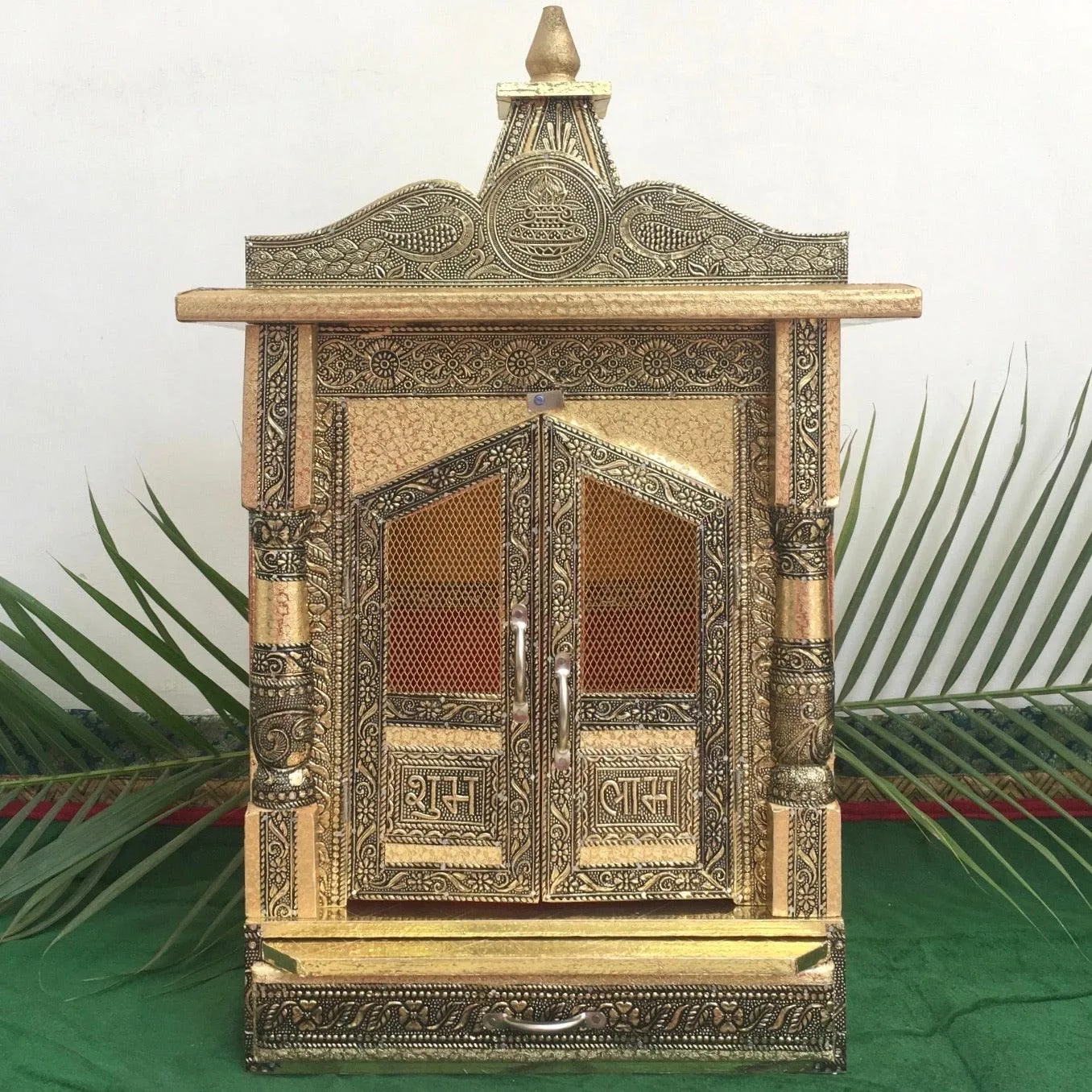 17 Inches Wooden Temple (Mandir)