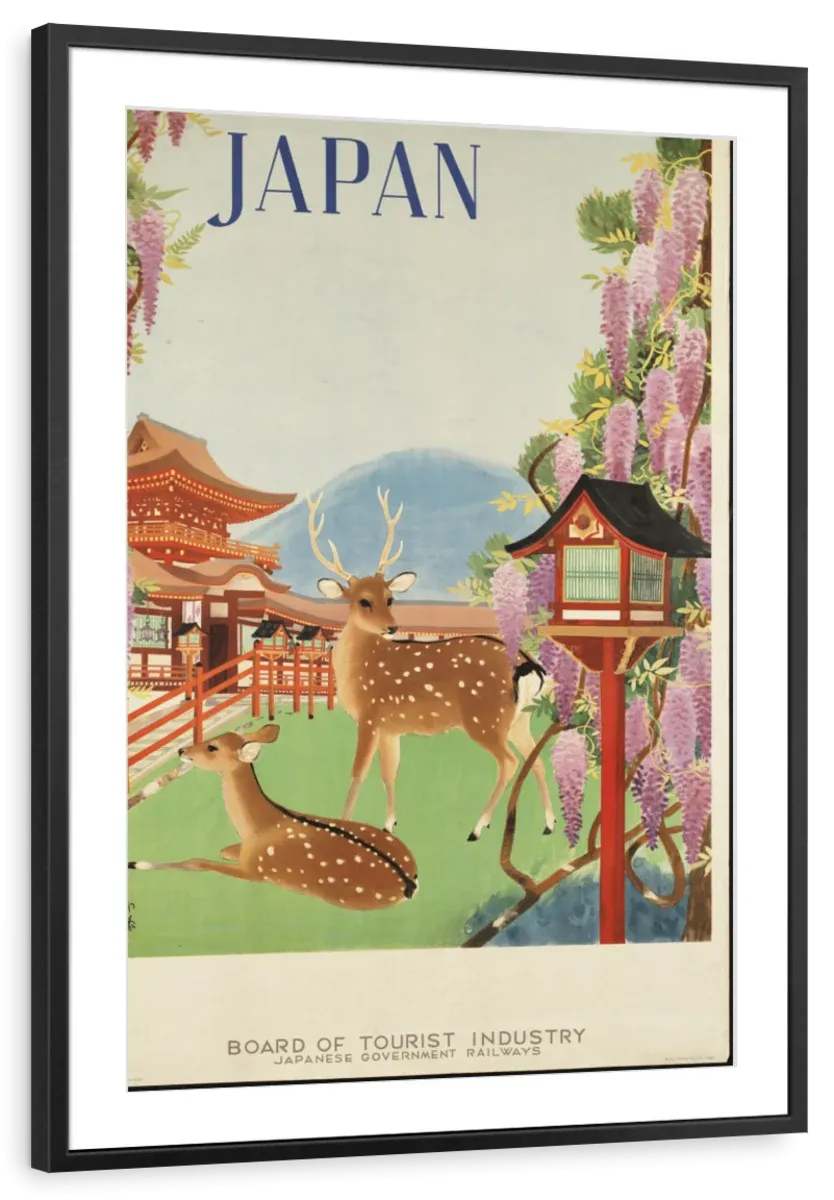 1930s Japanese Travel Poster Wall Art