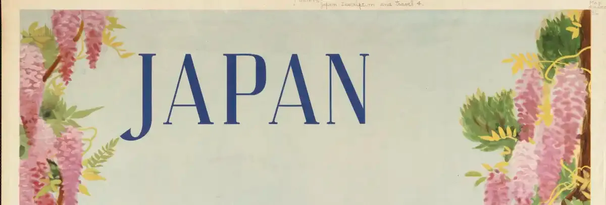 1930s Japanese Travel Poster Wall Art