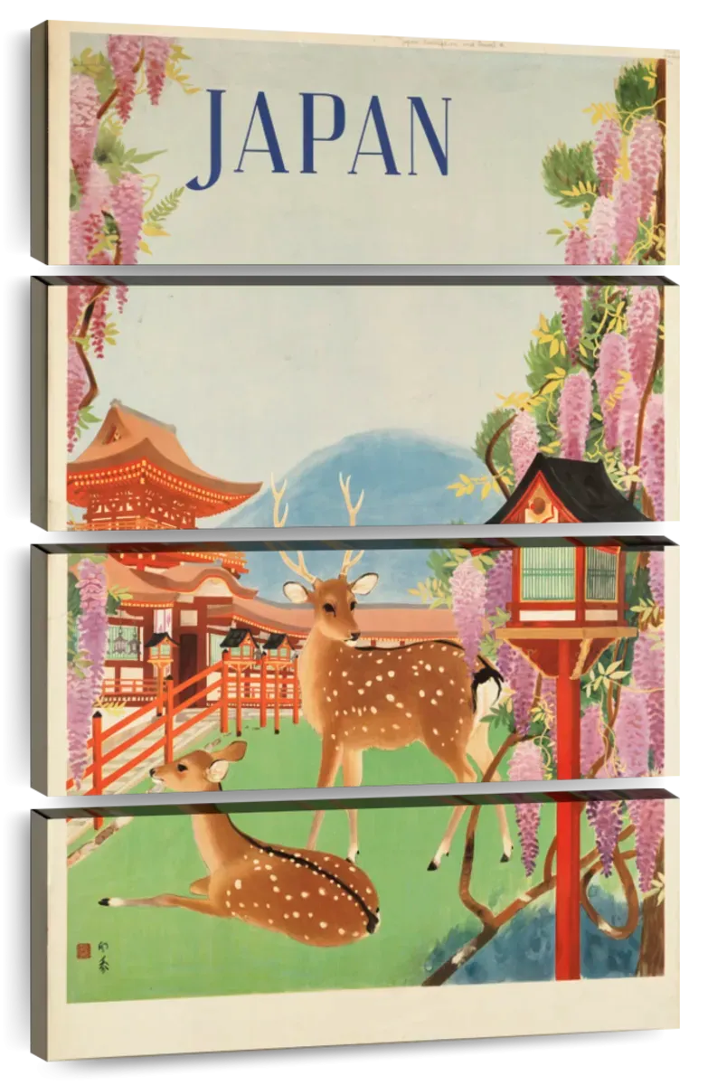 1930s Japanese Travel Poster Wall Art
