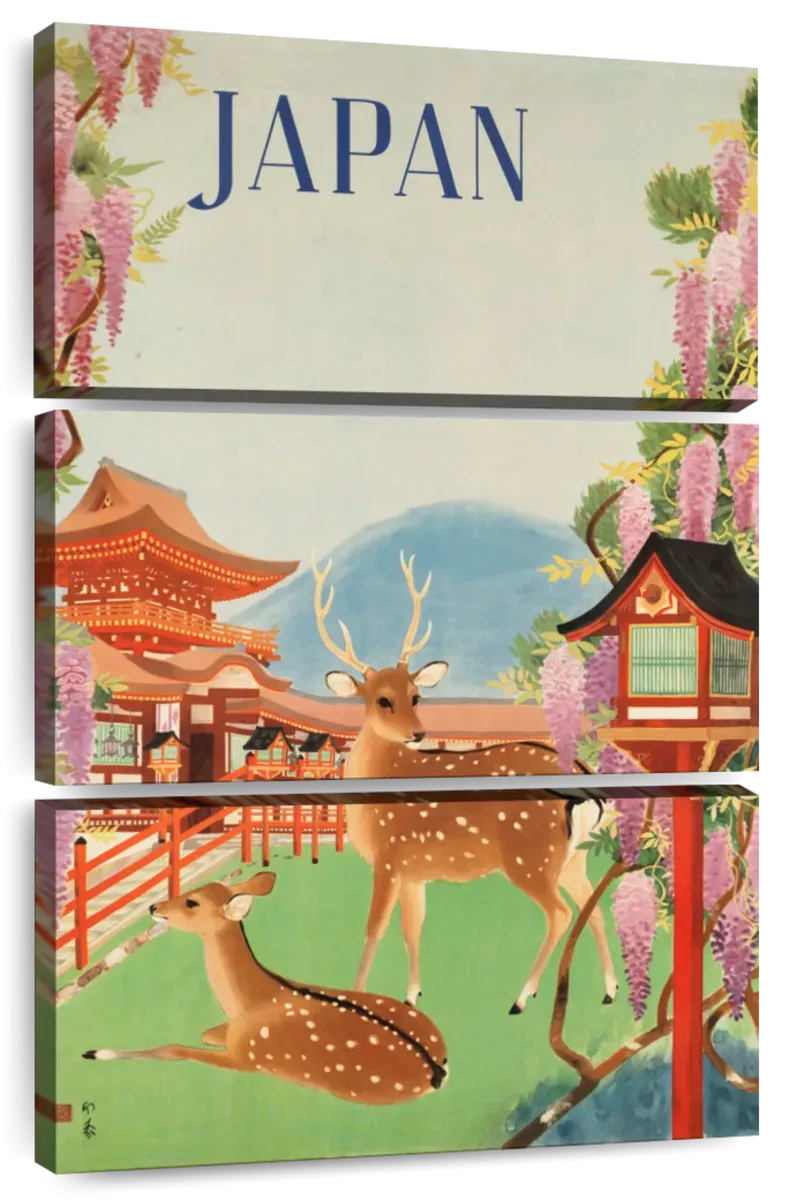 1930s Japanese Travel Poster Wall Art