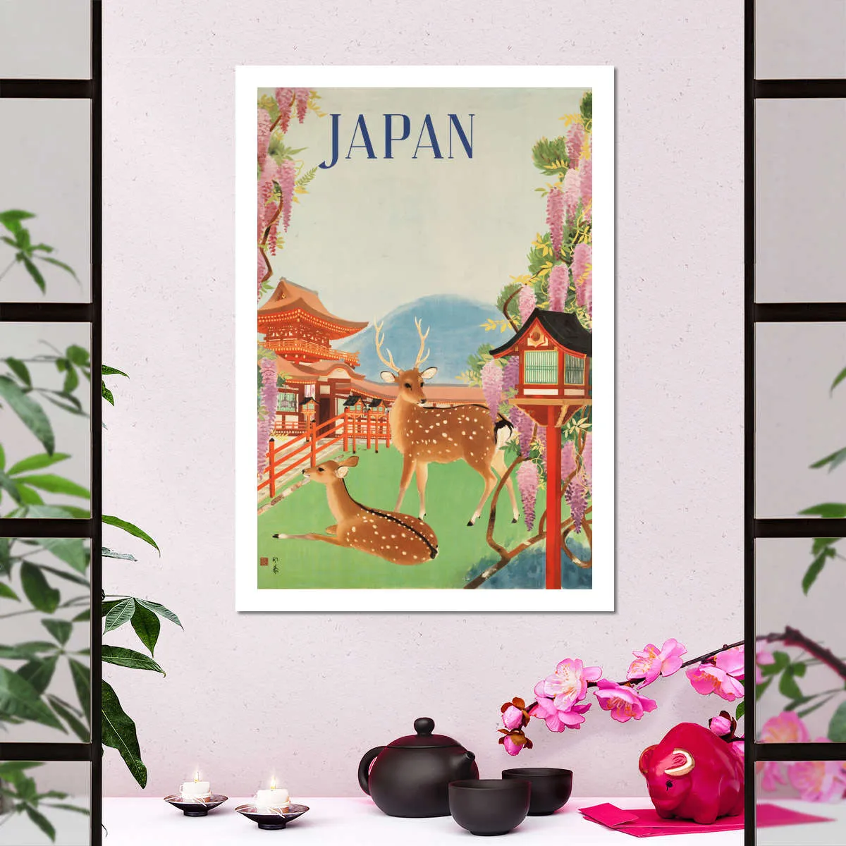 1930s Japanese Travel Poster Wall Art