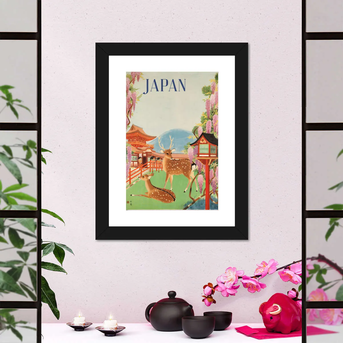 1930s Japanese Travel Poster Wall Art
