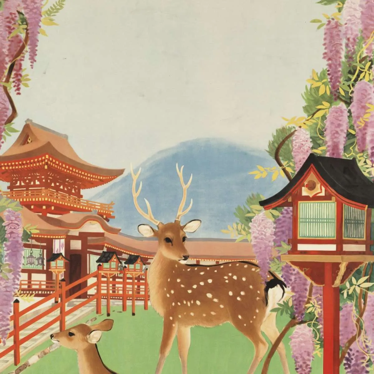 1930s Japanese Travel Poster Wall Art