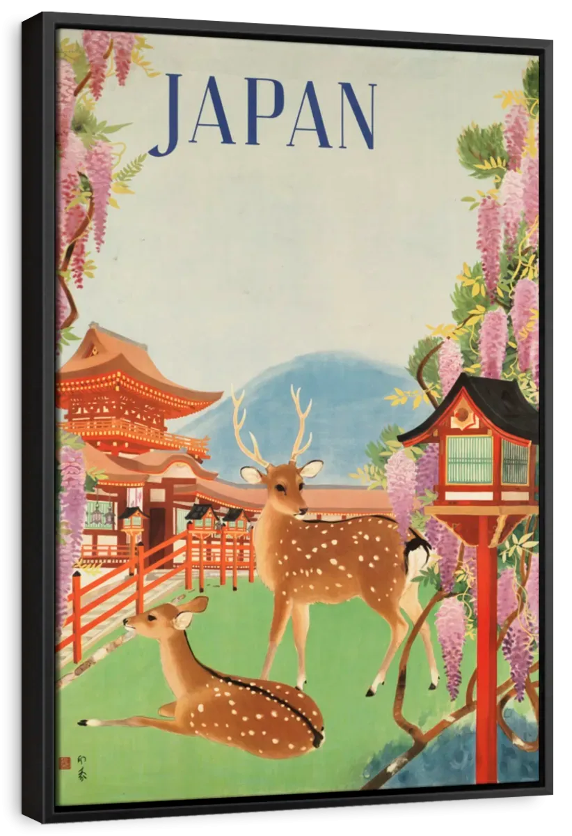 1930s Japanese Travel Poster Wall Art