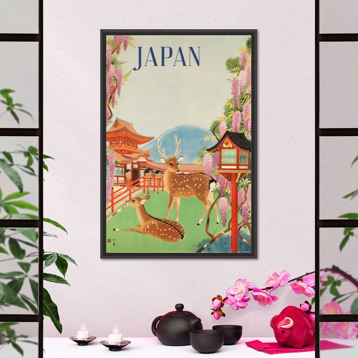 1930s Japanese Travel Poster Wall Art