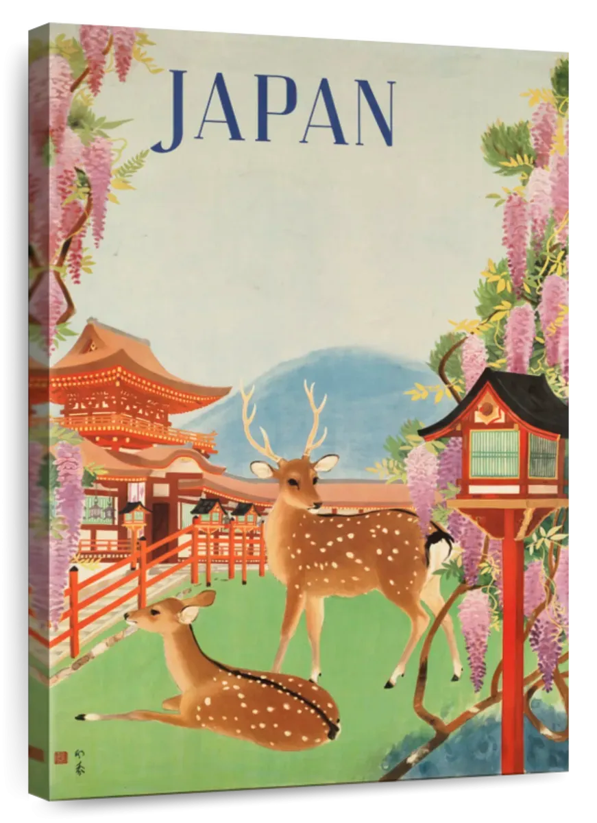 1930s Japanese Travel Poster Wall Art