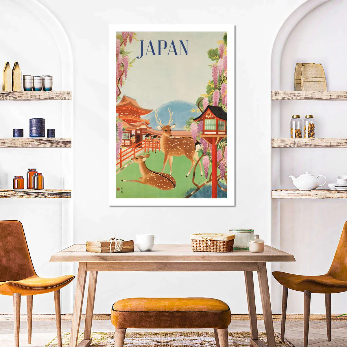 1930s Japanese Travel Poster Wall Art