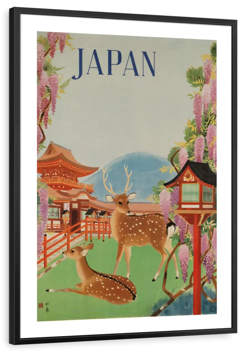 1930s Japanese Travel Poster Wall Art