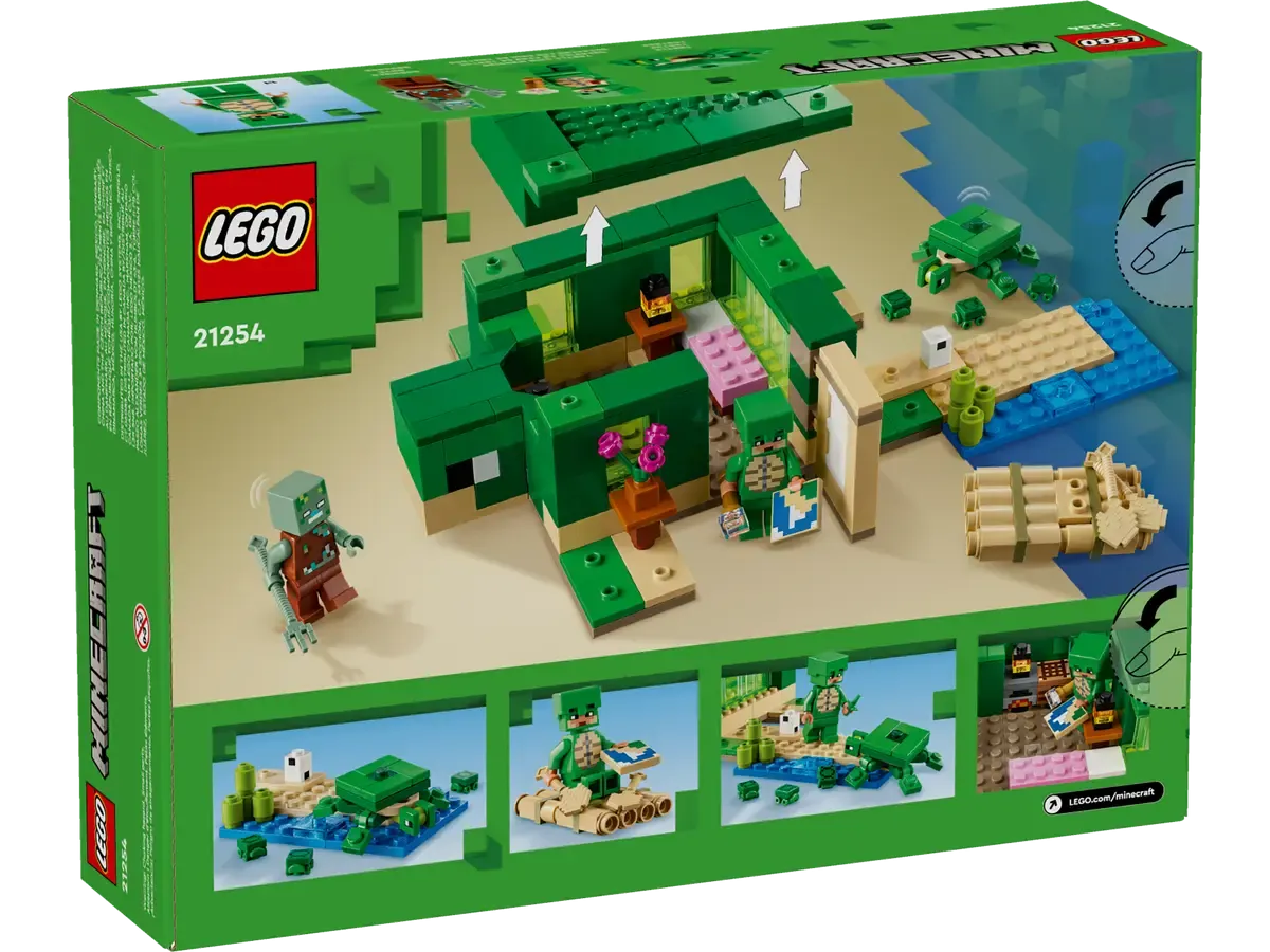 21254 LEGO MINECRAFT THE TURTLE BEACH HOUSE