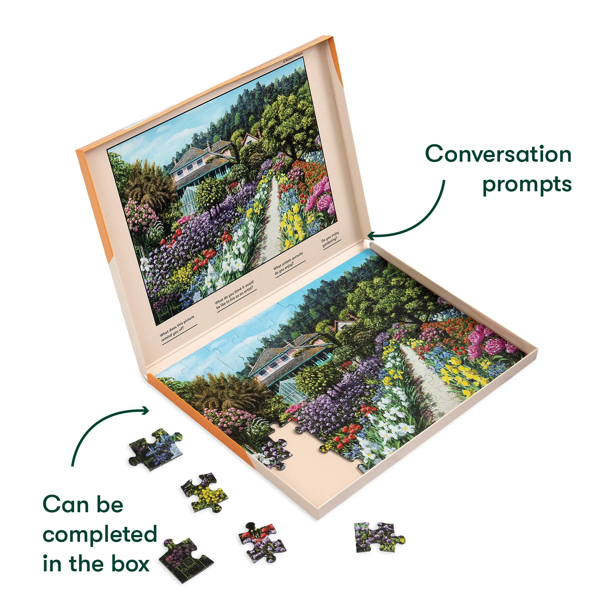 63 piece jigsaw puzzle - Monet's Garden