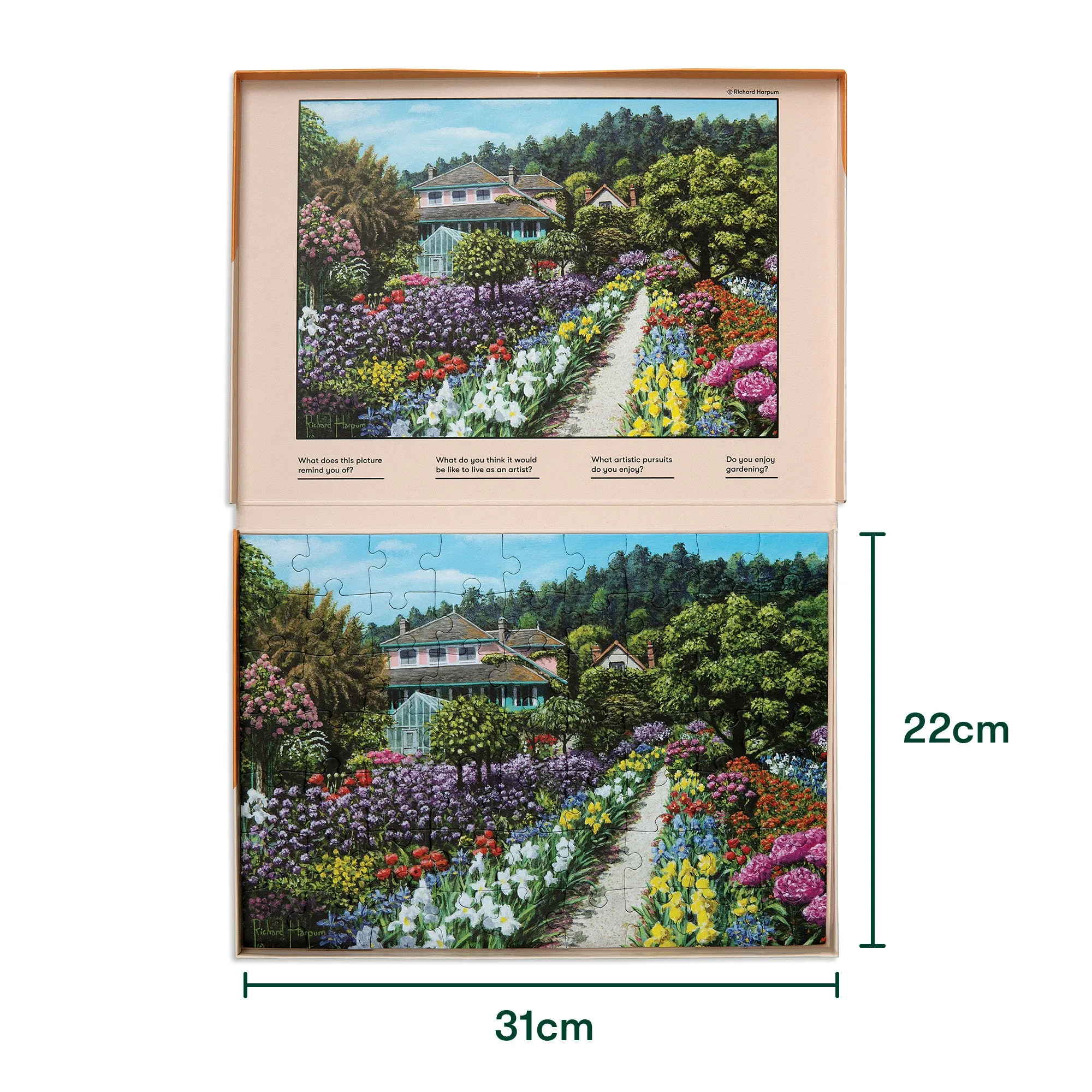 63 piece jigsaw puzzle - Monet's Garden