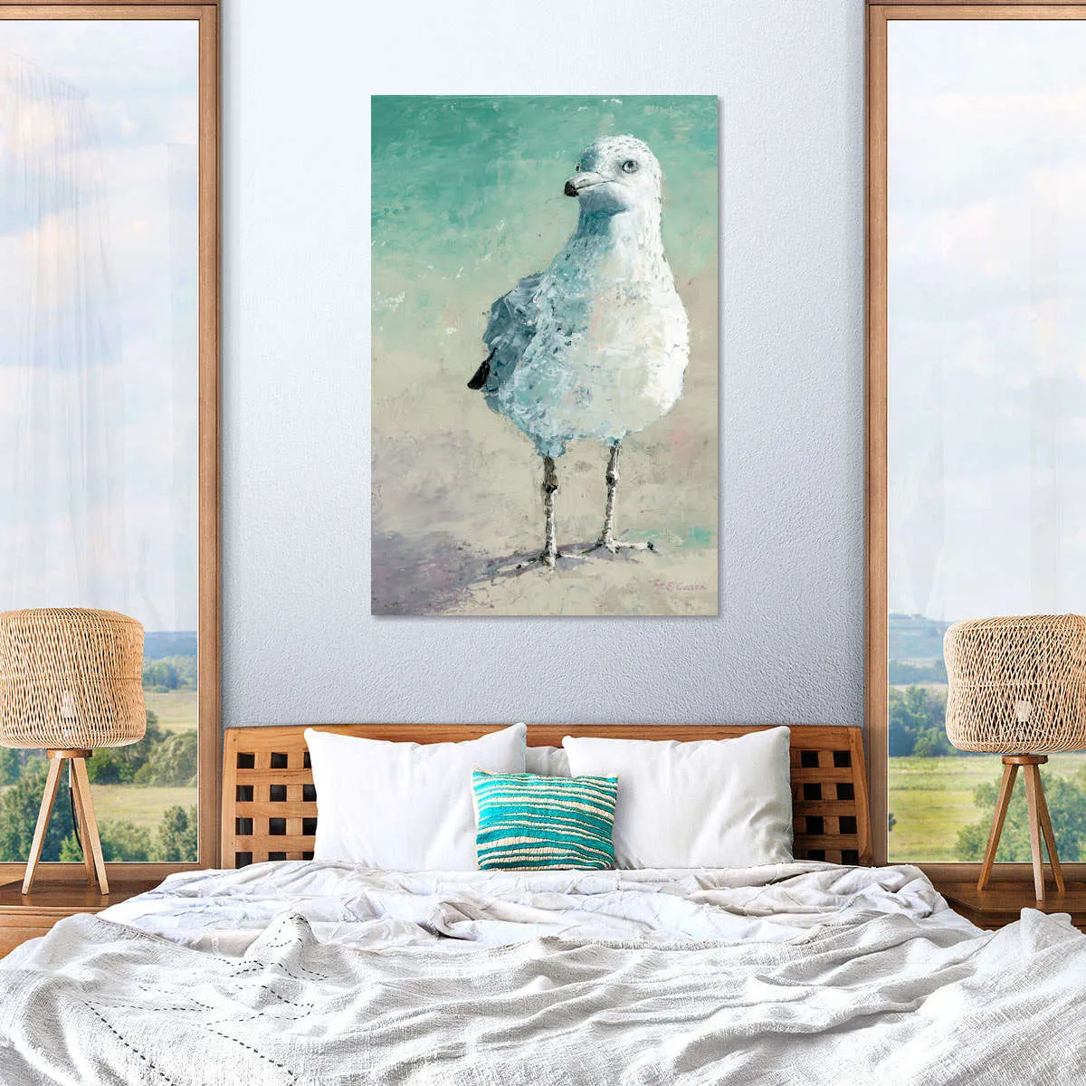 A Beach Bird II Wall Art