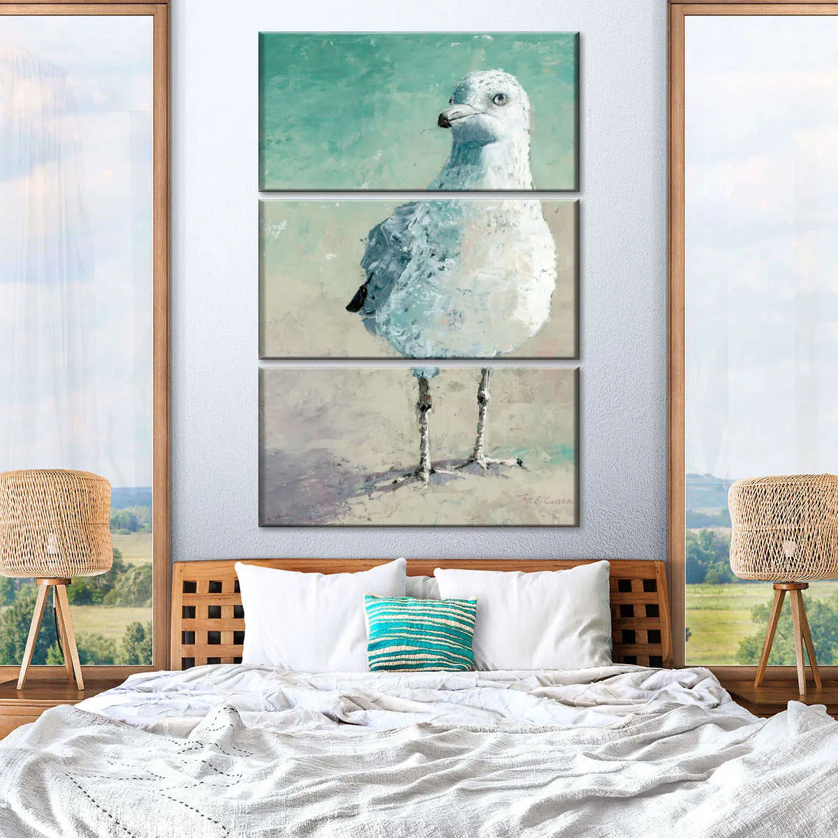 A Beach Bird II Wall Art