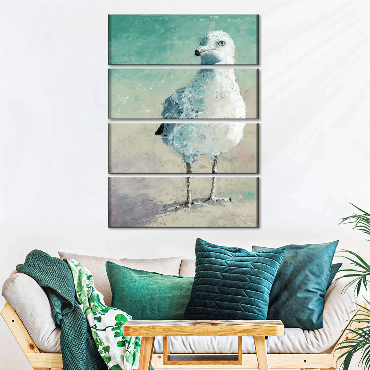 A Beach Bird II Wall Art