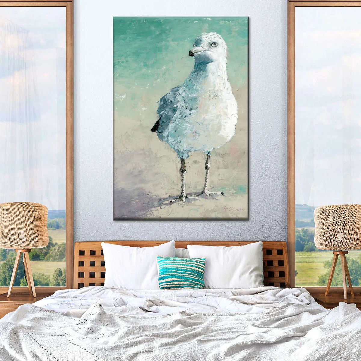 A Beach Bird II Wall Art