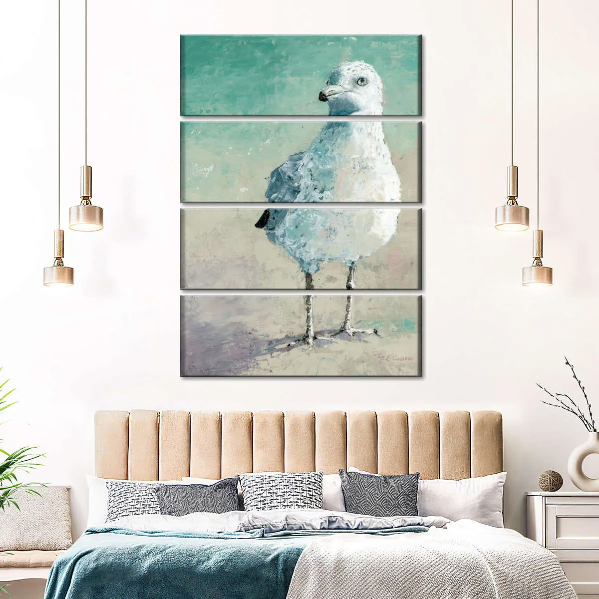 A Beach Bird II Wall Art