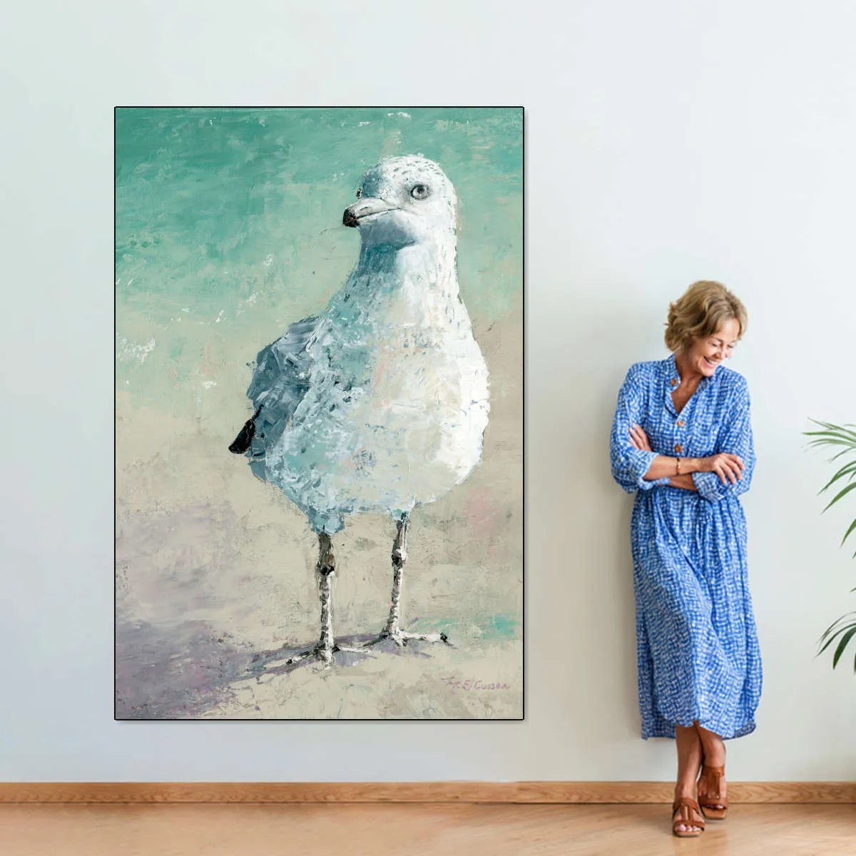 A Beach Bird II Wall Art