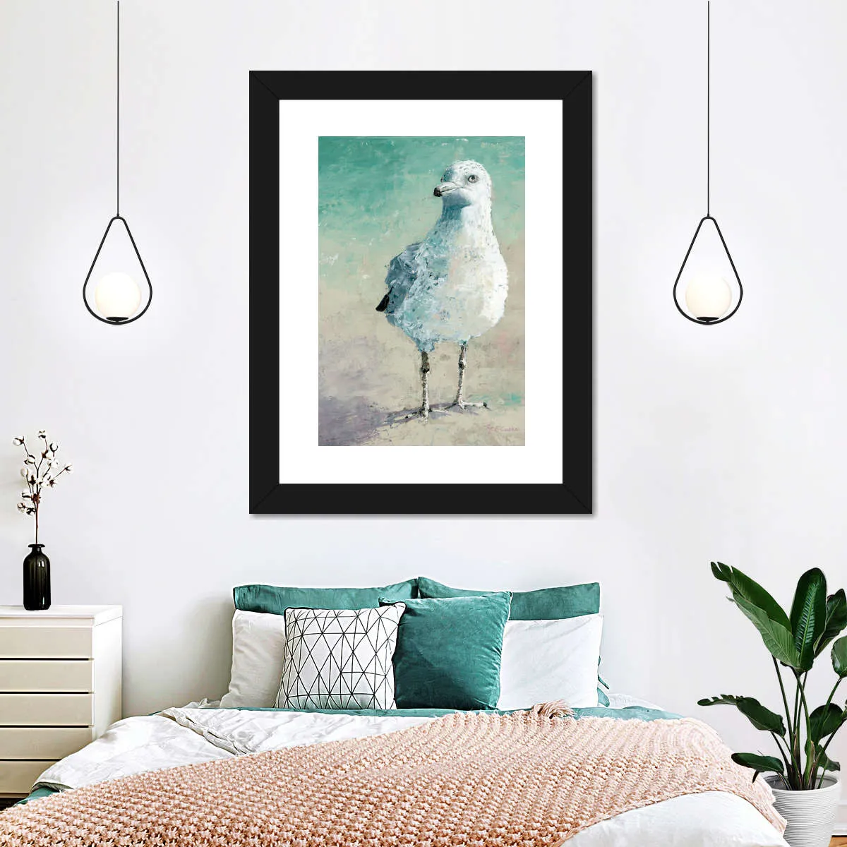 A Beach Bird II Wall Art