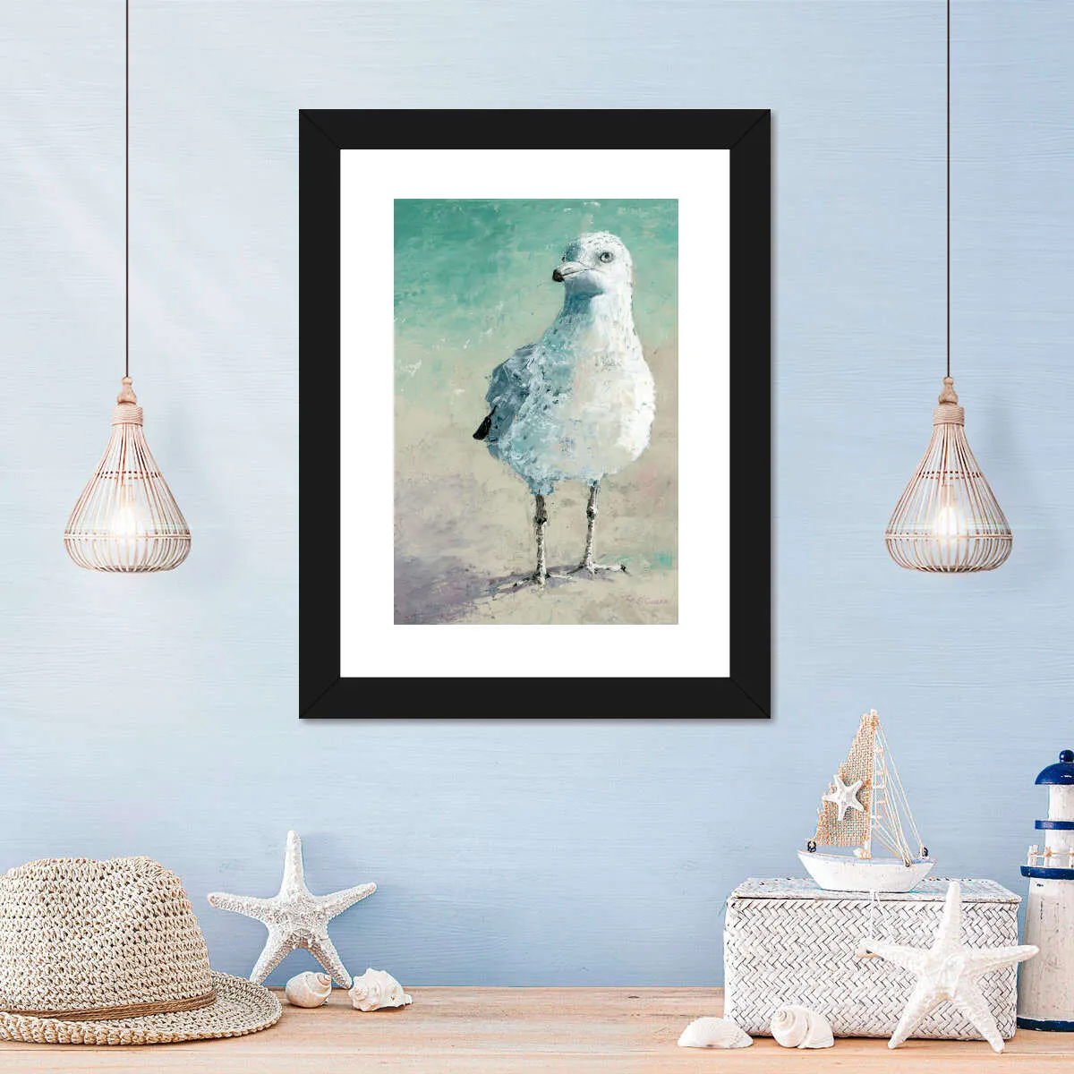 A Beach Bird II Wall Art