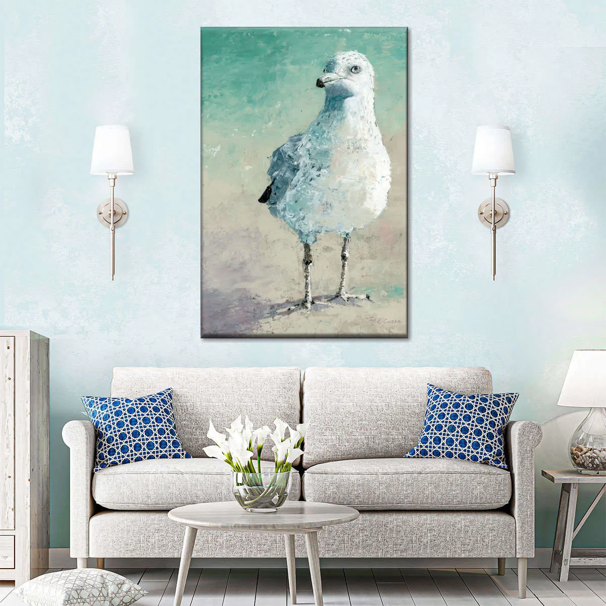 A Beach Bird II Wall Art