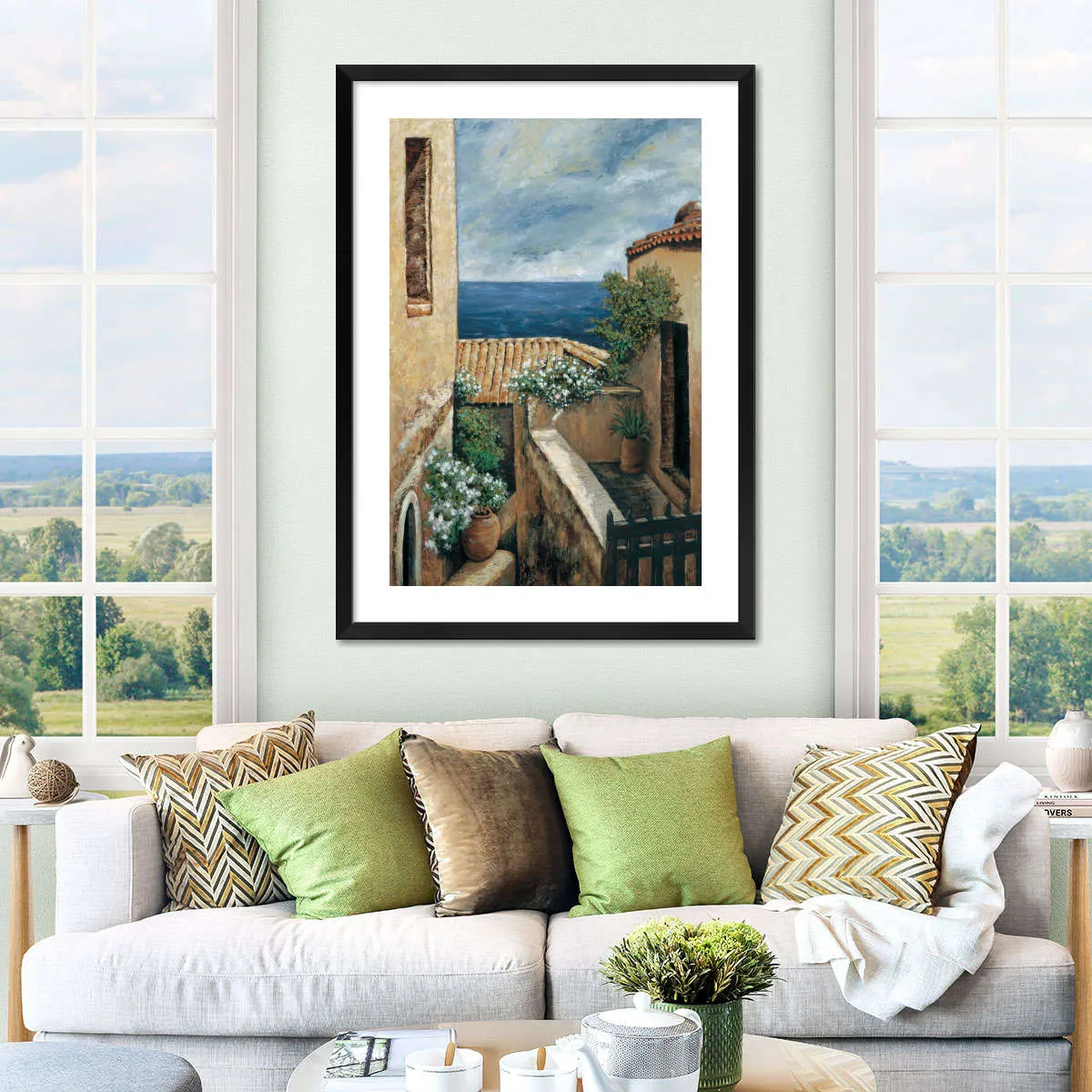 A Coastal Village I Wall Art