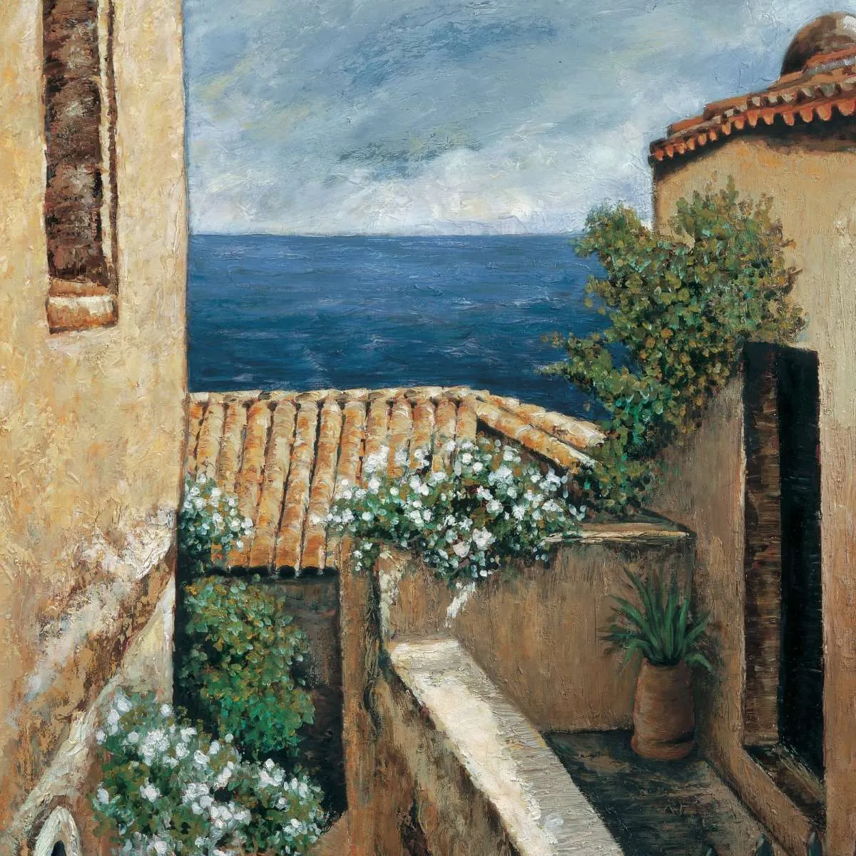 A Coastal Village I Wall Art