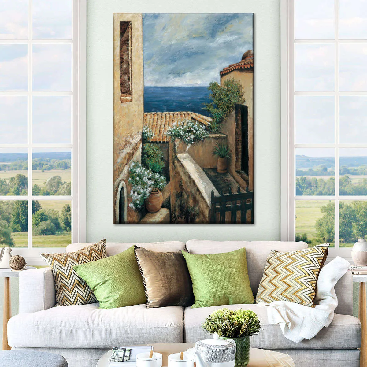 A Coastal Village I Wall Art