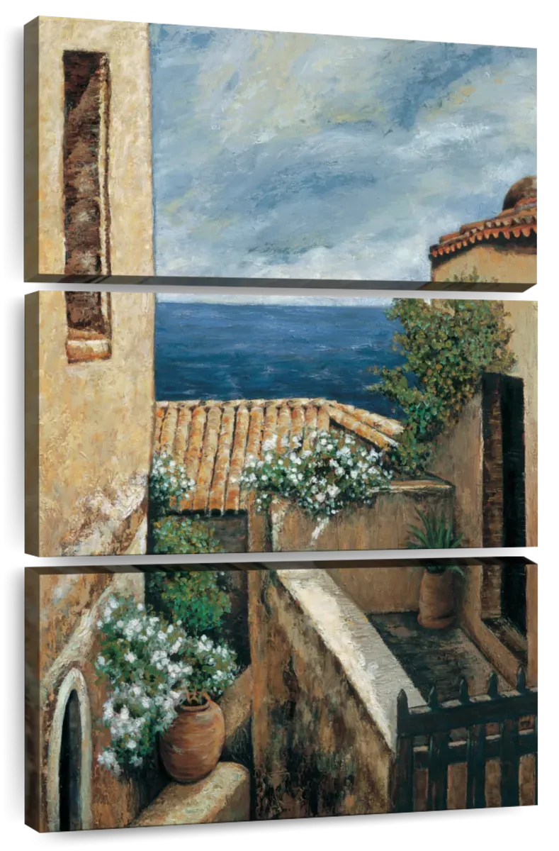 A Coastal Village I Wall Art