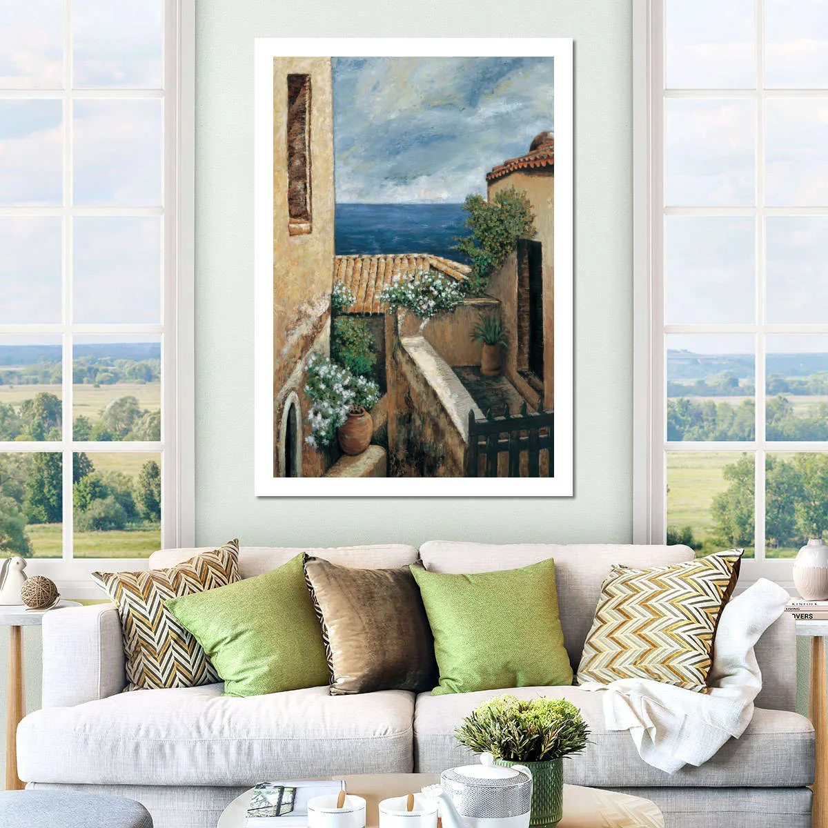 A Coastal Village I Wall Art