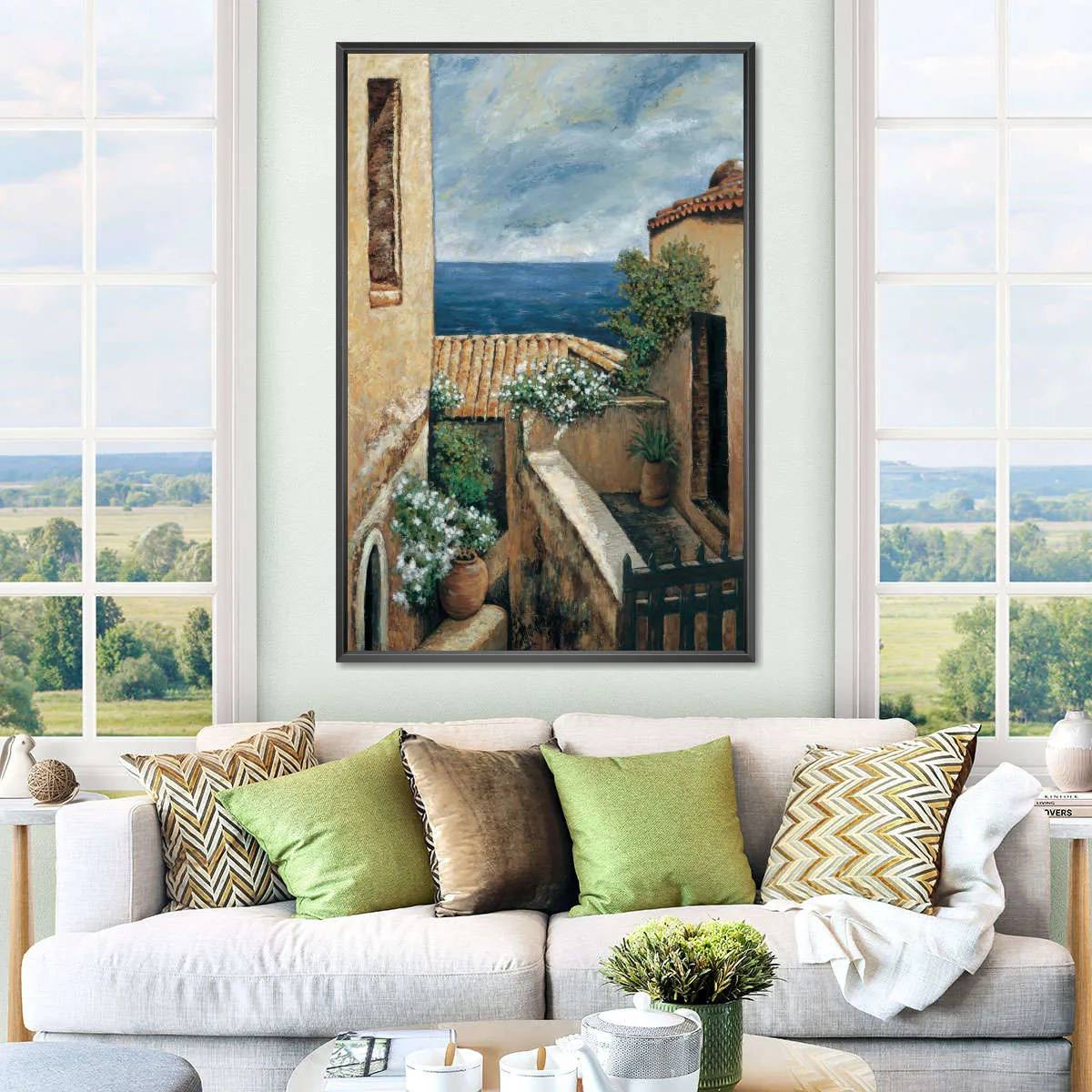 A Coastal Village I Wall Art