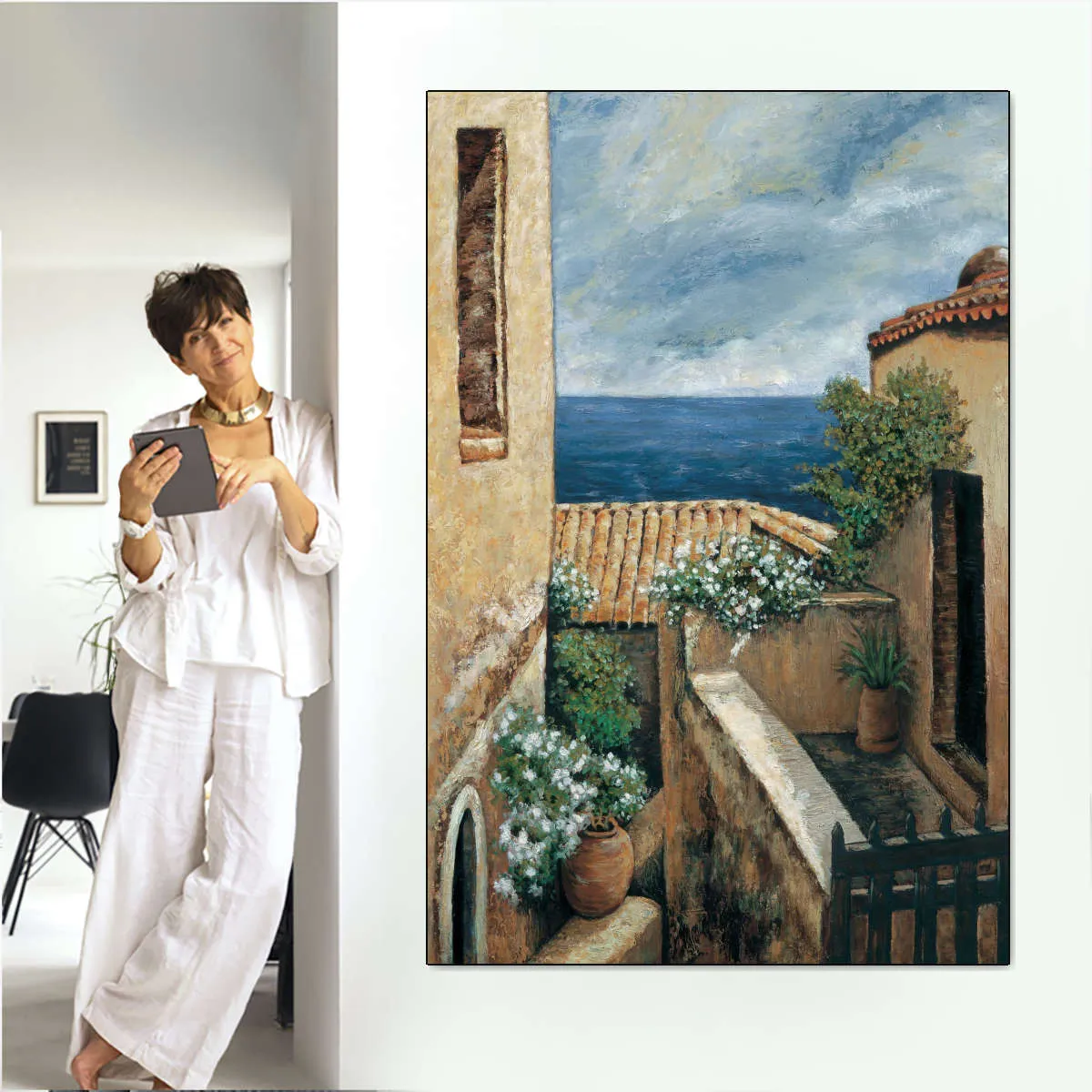 A Coastal Village I Wall Art