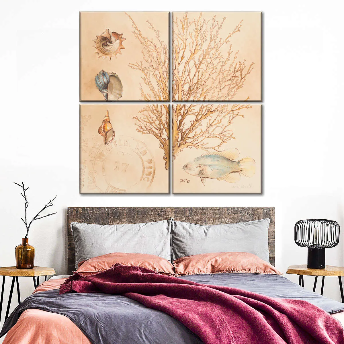 A Coral Medley II Wall Art