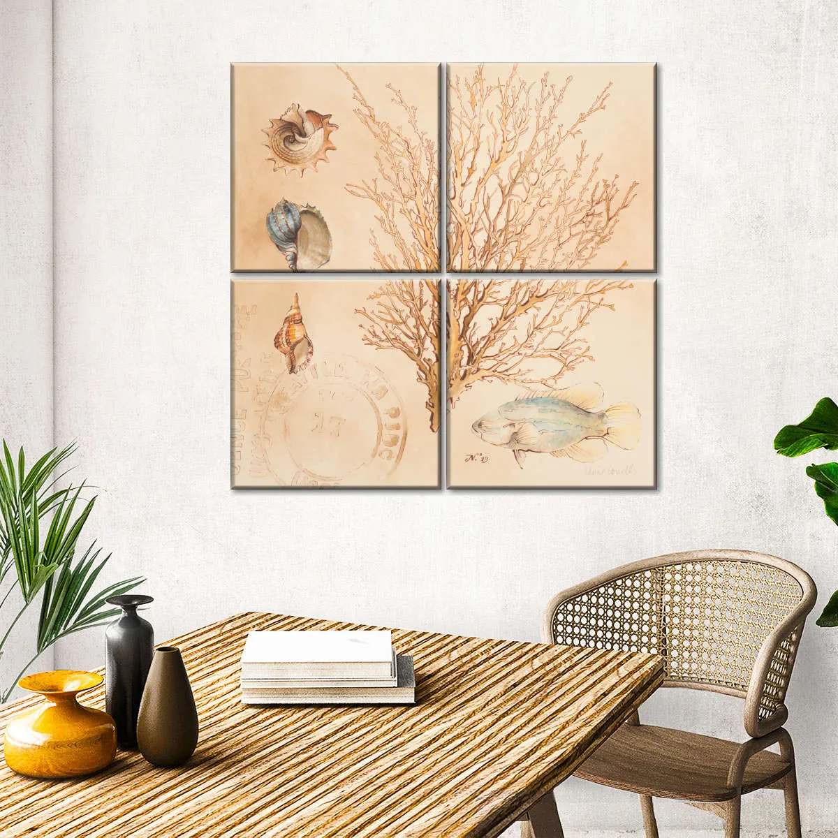 A Coral Medley II Wall Art