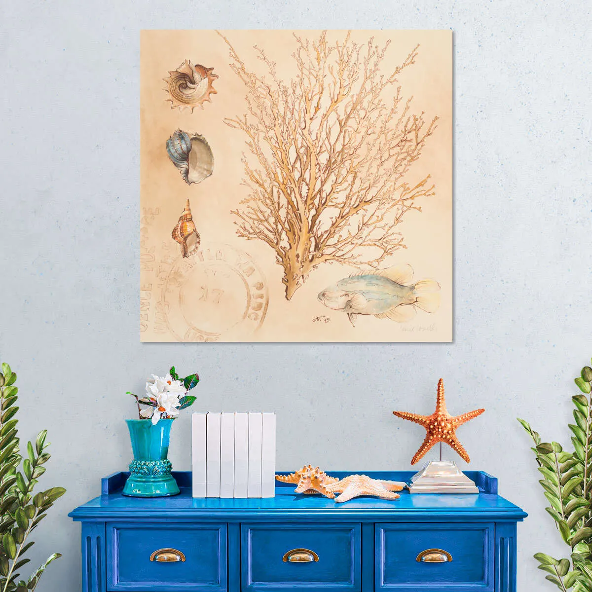 A Coral Medley II Wall Art