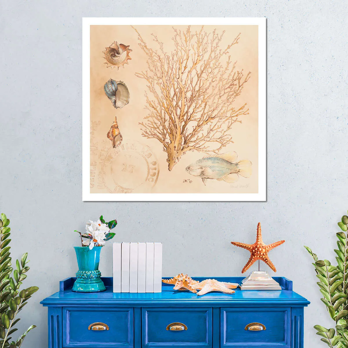 A Coral Medley II Wall Art