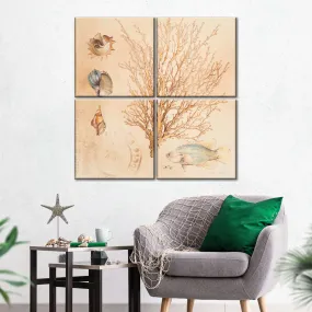 A Coral Medley II Wall Art