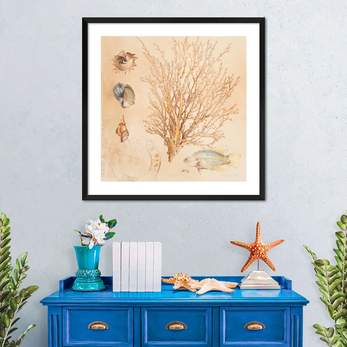 A Coral Medley II Wall Art