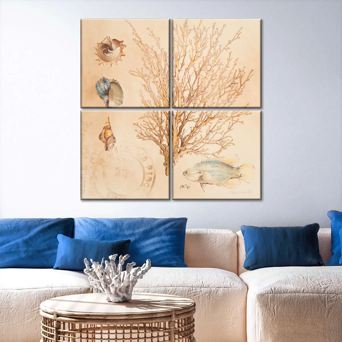 A Coral Medley II Wall Art