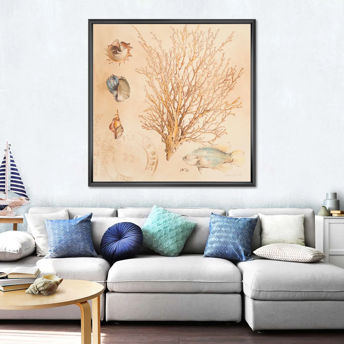 A Coral Medley II Wall Art