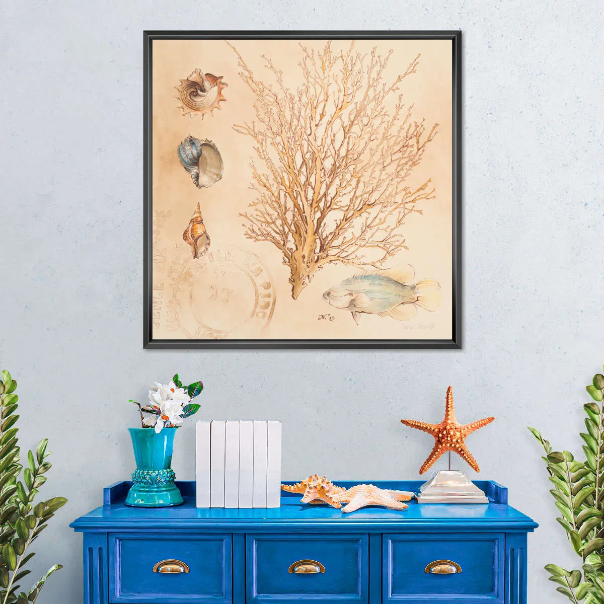 A Coral Medley II Wall Art