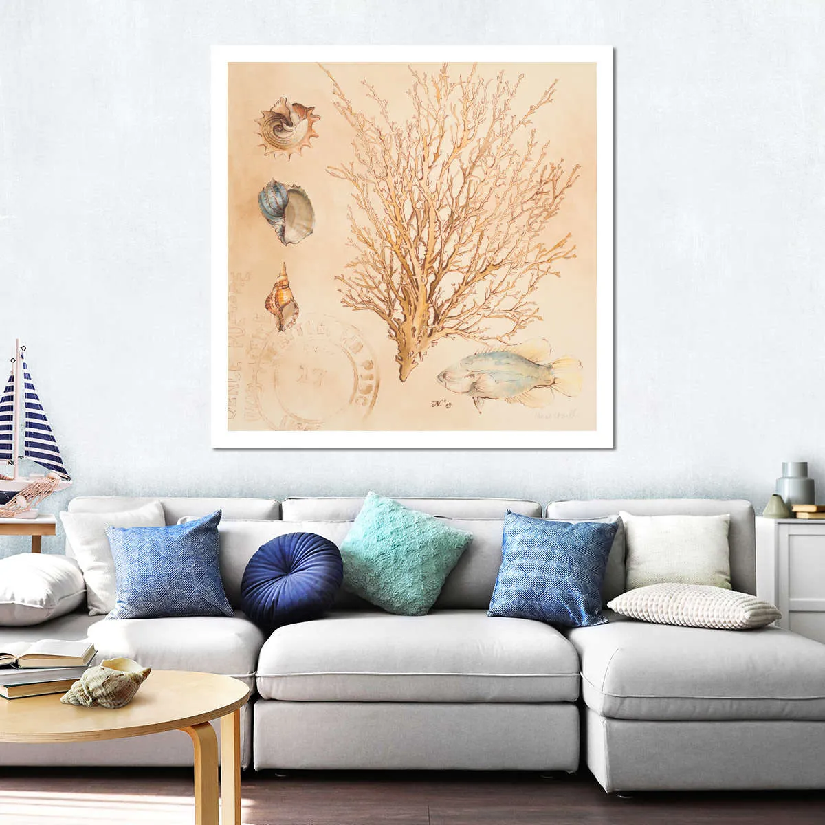 A Coral Medley II Wall Art