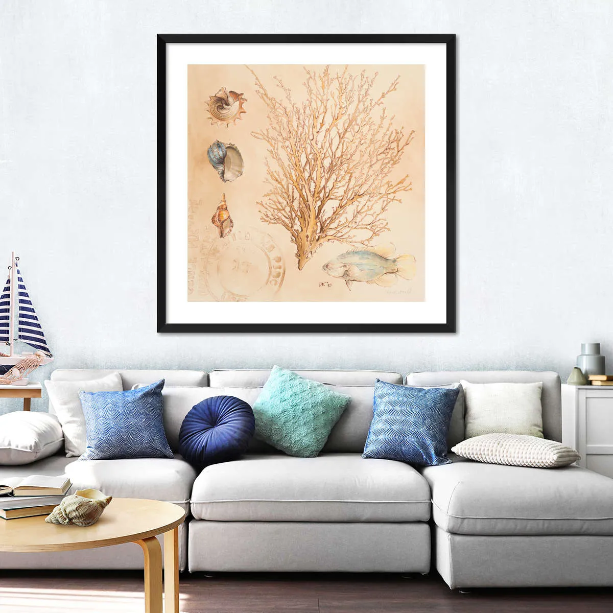 A Coral Medley II Wall Art