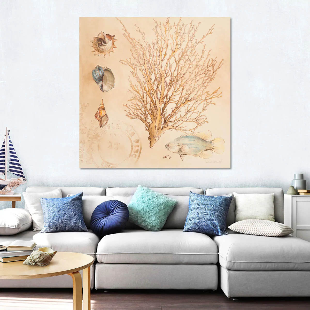 A Coral Medley II Wall Art