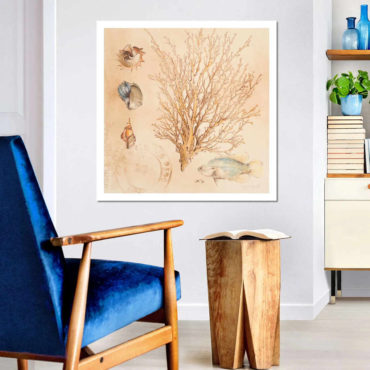 A Coral Medley II Wall Art